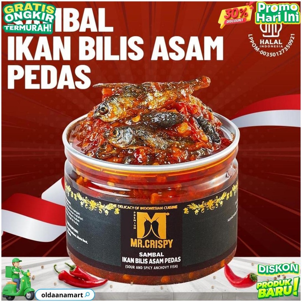 

Sambal Ikan Bilis Asam Pedas/Sambel Mr. Crispy D Cod
