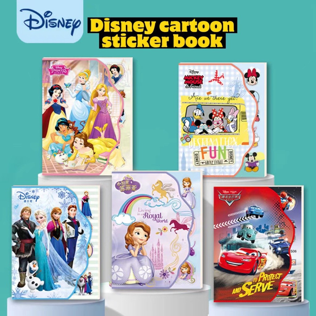 Stiker Buku anak-anak Sticker kids toys princess sofia elsa frozen mickey mouse stiker kecil