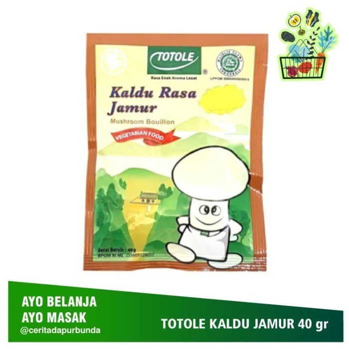 

Kaldu Jamur Totole 40gr