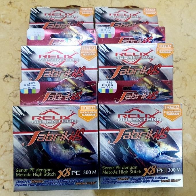 Senar Jabrik Hs Pe 0.8 300M Relix Nusantara