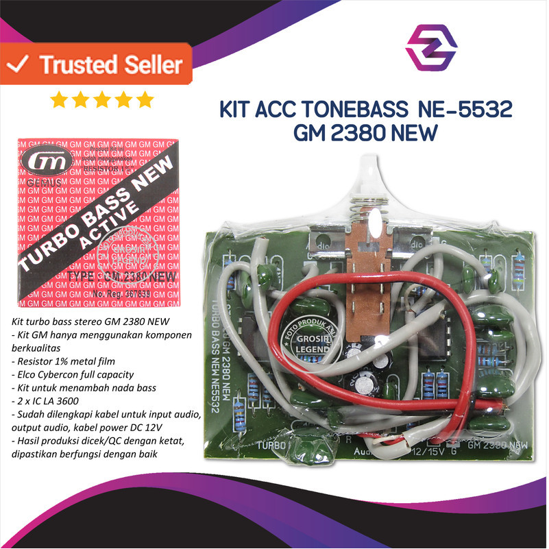 Kit Turbo Bass - GM 2380 NEW - Kit Penambah Bass - Kit Bass Booster