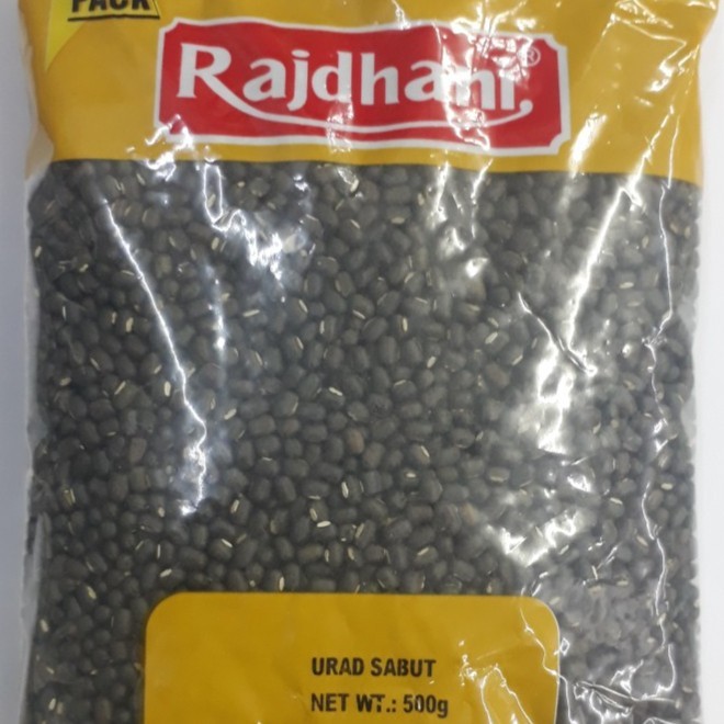 

best seller] BLACK URAD SABUT RAJDHANI 500G / Black Urad Dall Whole