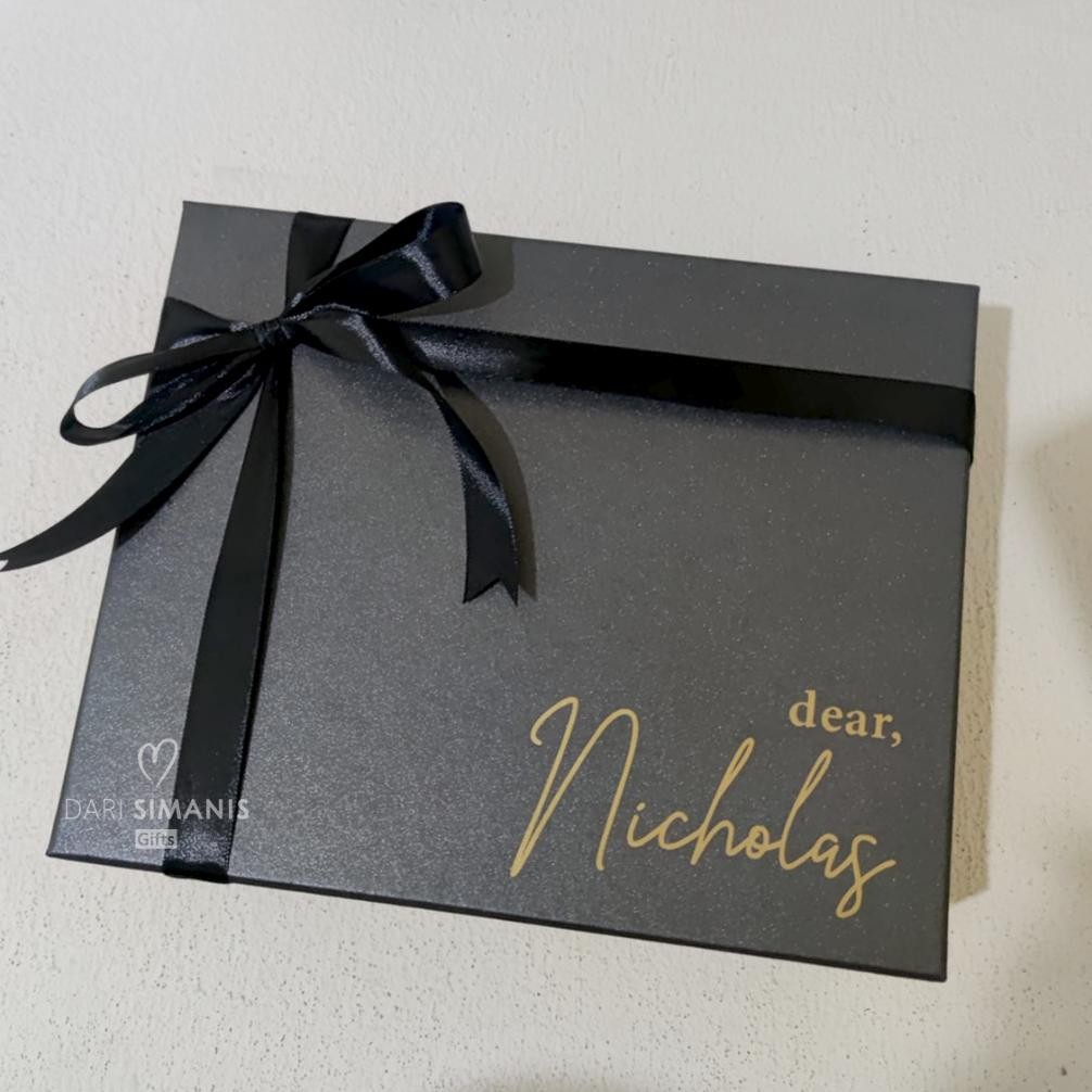 

m-4 Custom Premium Hardbox - Kotak Kado Custom 27x22x8cm hard box custom Termurah