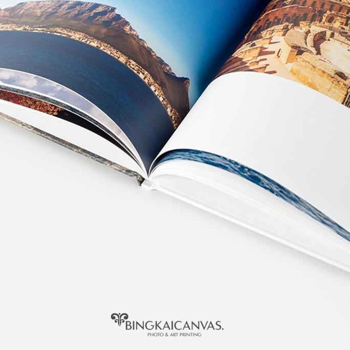 Photobook Album Foto Custom 40 Halaman Hardcover Landscape
