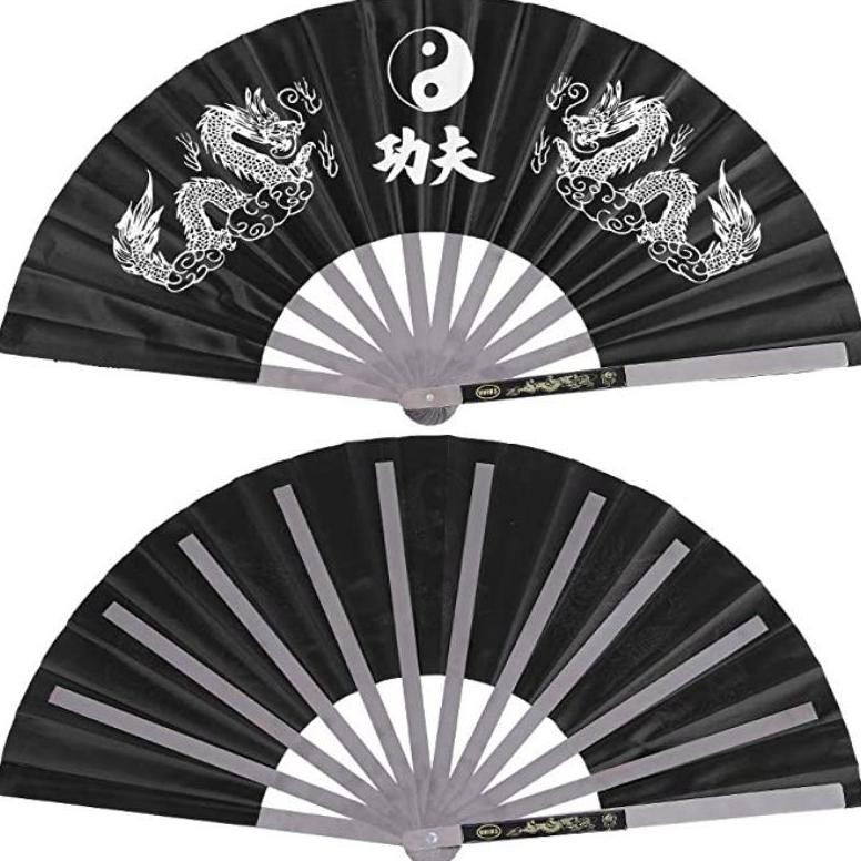 As23 Kipas Tangan Lipat Kungfu Lipat Kipas Kungfu Jumbo Kipas Silat Untuk Pertunjukan Tari Kipas Nar