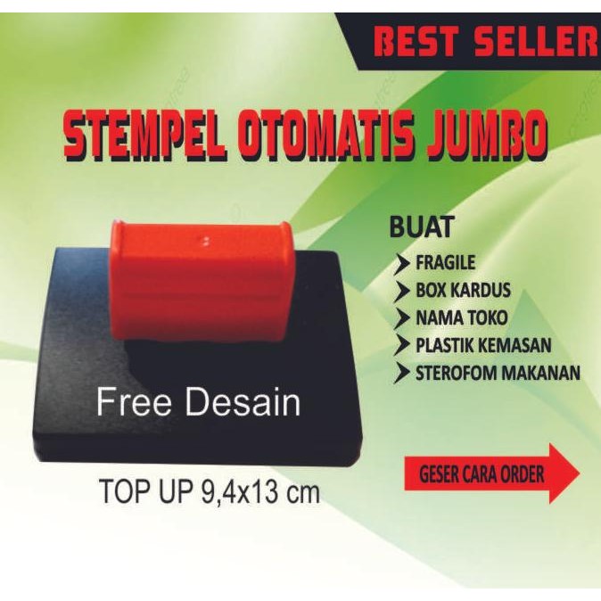 

New | Bagus Stempel Otomatis Jumbo Kertas Dan Plastik