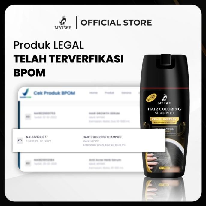 Shampo Shin Hair (Coklat) Penutup Uban Cepat Praktis + Bonus Serum | Kecantikan