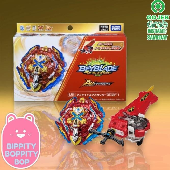 Takara Tomy Beyblade Burst B-200 Starter Xiphoid Excalibur .Xn .Sw'-1 Special Pekan Promo