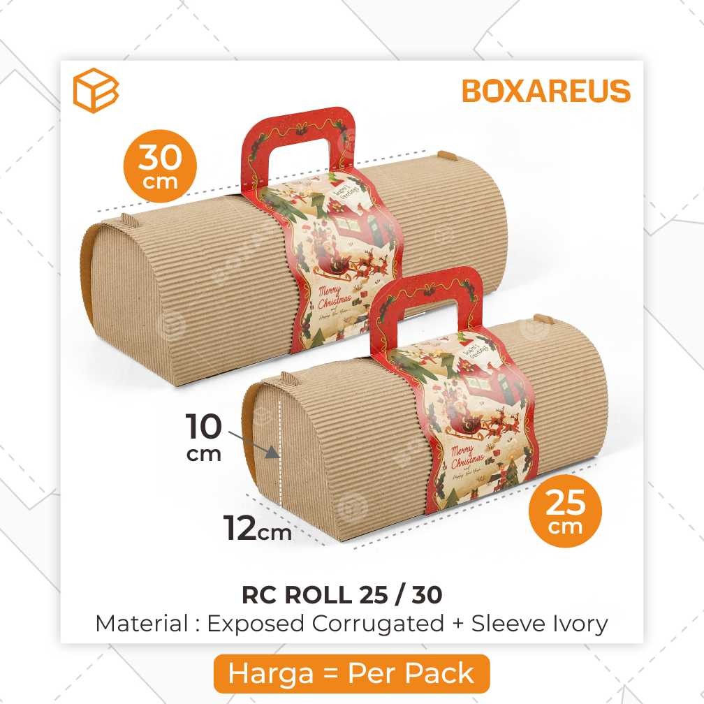 

Hampers Natal Unik Box Roll Cake Dus Toples Kotak | RC ROLL CHRISTMAS
