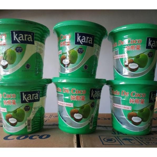 

Nata De Coco Kara Ember 1Kg (1 Dus Isi 6 Cup)