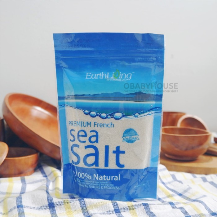 

Earth Living French Sea Salt - Fine (Natural Iodine) 250gr