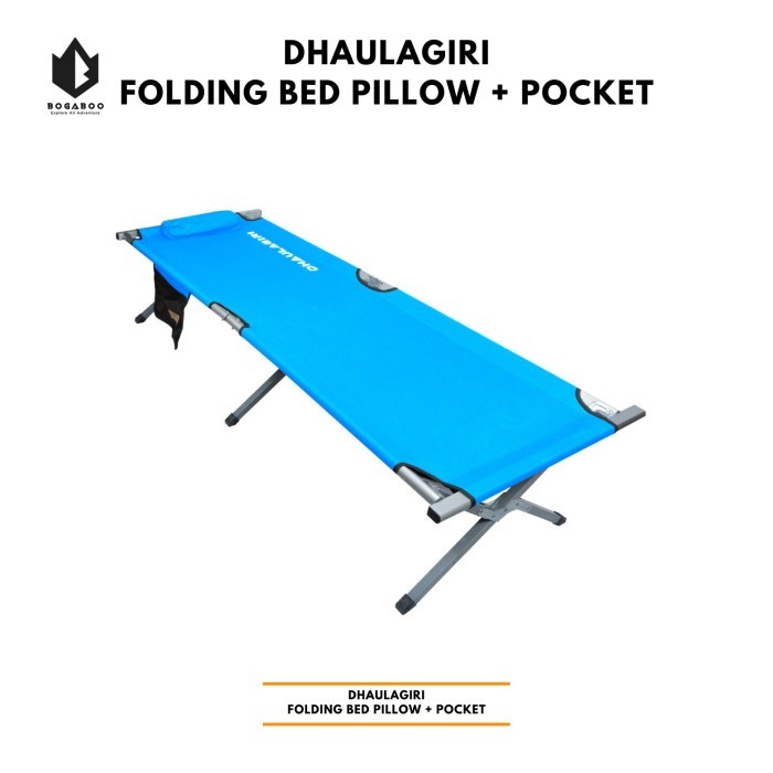 {DianShop} Velbed Alumunium Dhaulagiri Portable Outdoor Tempat Tidur Lipat - Biru Murah