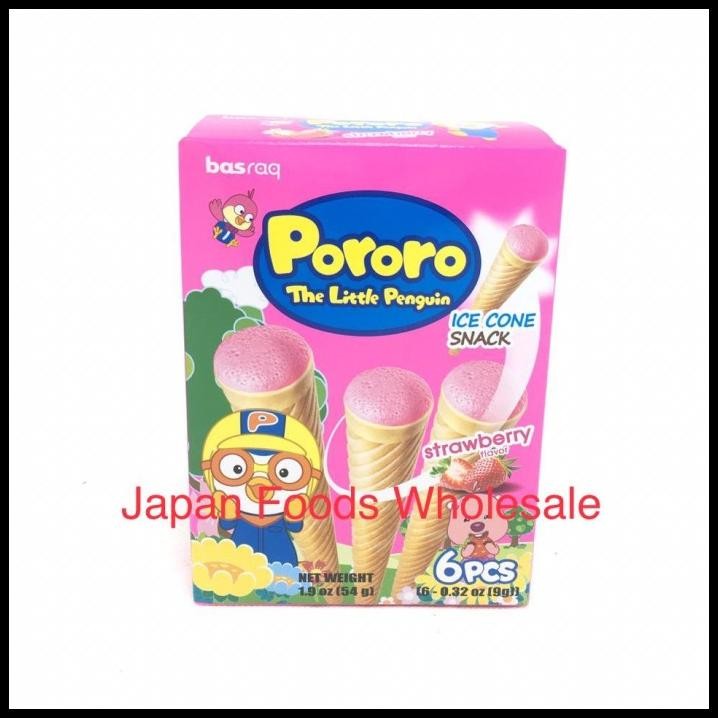 

Pororo Ice Cone Strawberry 54Gr / Snack Korea / Snack Impor