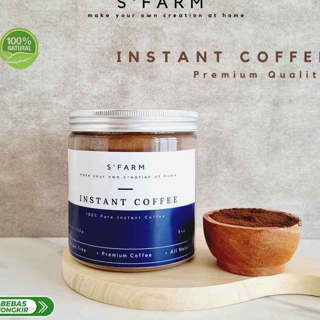 

Instant Coffee - Bubuk Kopi Instan Tanpa Ampas - Kemasan Jar