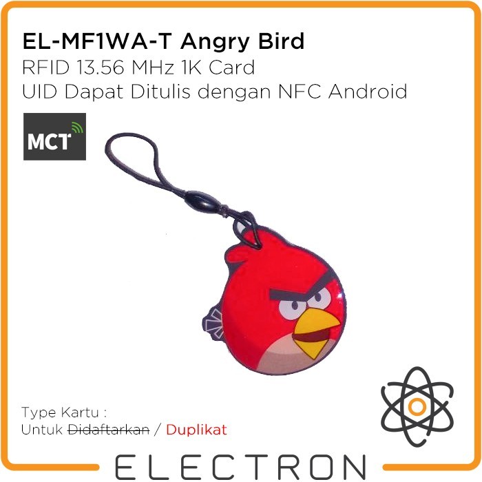 

EL-MF1WA-T Angry RFID 13.56MHz Clone UID Tag Keyfob duplikat Android
