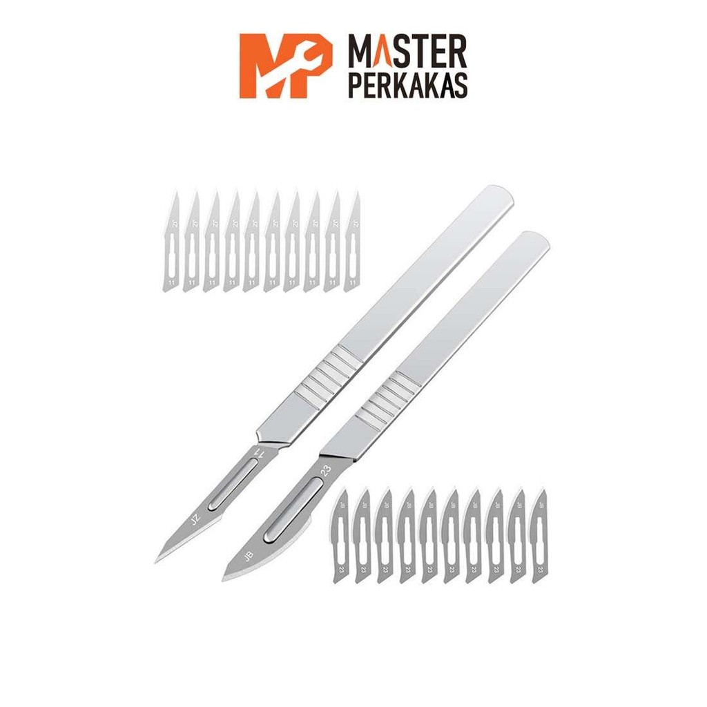 Pisau Bedah no 11 23 MP / Mata Gagang Surgical Blade Operasi