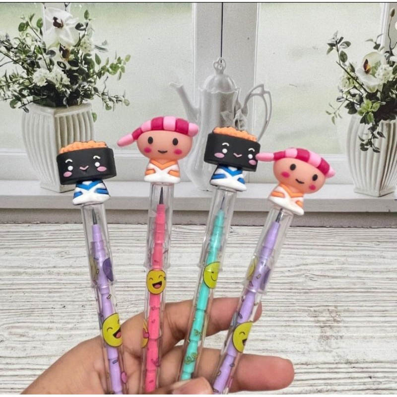 

Pensil Susun Sushi Pensil Susun Sushi Alat Tulis Sekolah Kantor Lucu Unik Kado Viral Termurah