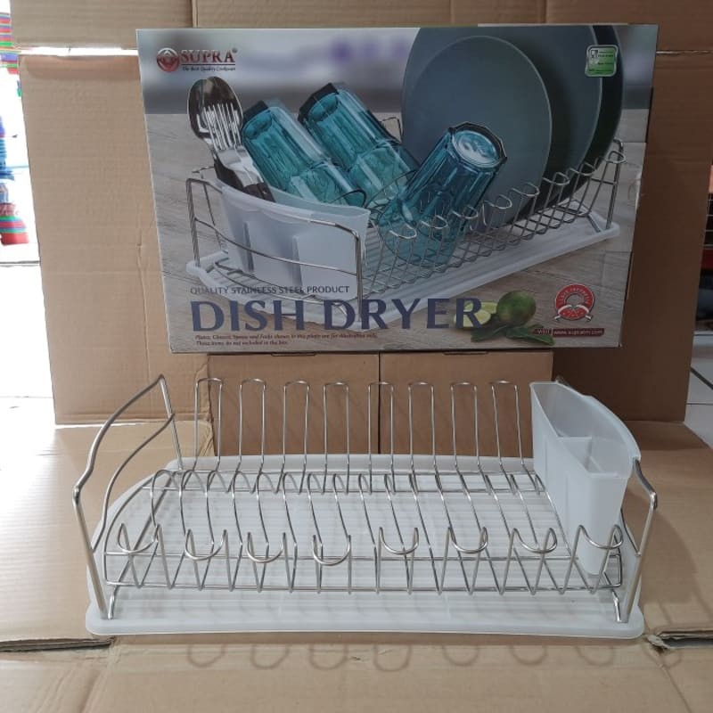 

Rak piring stenlis 1 susun + nampan supra