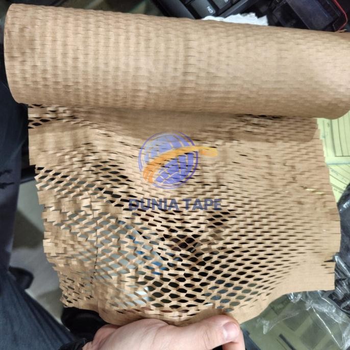 BUBBLE WRAP KERTAS / HONEYCOMB KRAFT PAPER / ECO FRIENDLY BUBBLE WRAP