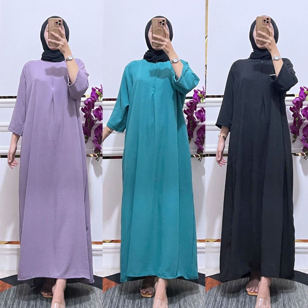 Daster Wanita Terbaru 2024 Baju Bumil Busui Lengan Panjang Pendek Korean Style Dress Remaja Kekinian