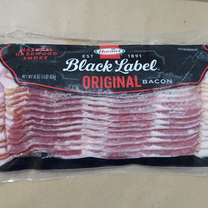 

Hormel Black label original bacon (NON HALAL)