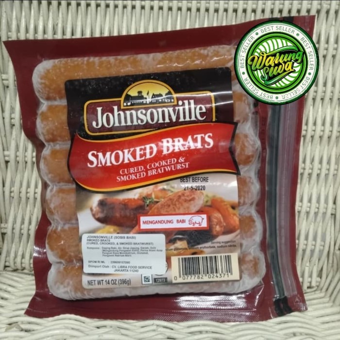 

Sosis babi Jhonsonville smoked brats 396 gram