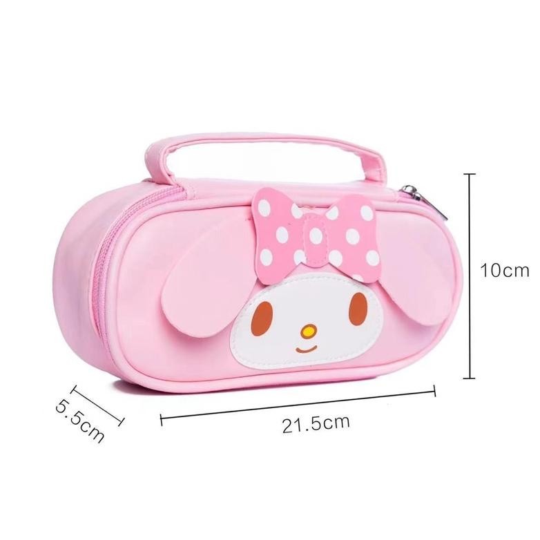 

Trt Tempat Pensil Sanrio 3D PU Leather | Kotak Pensil Melody Kuromi Cinnamoroll TERLARIS