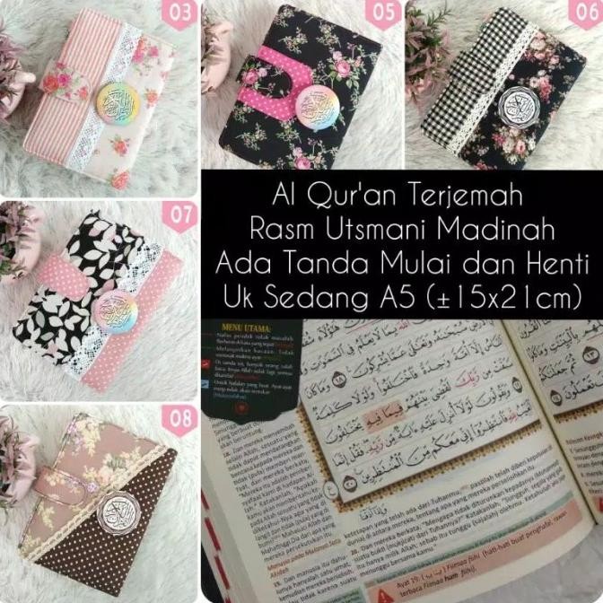 

Al Quran Terjemah Utsmani Madinah Ash Shahib Sedang A5 Sampul Cantik