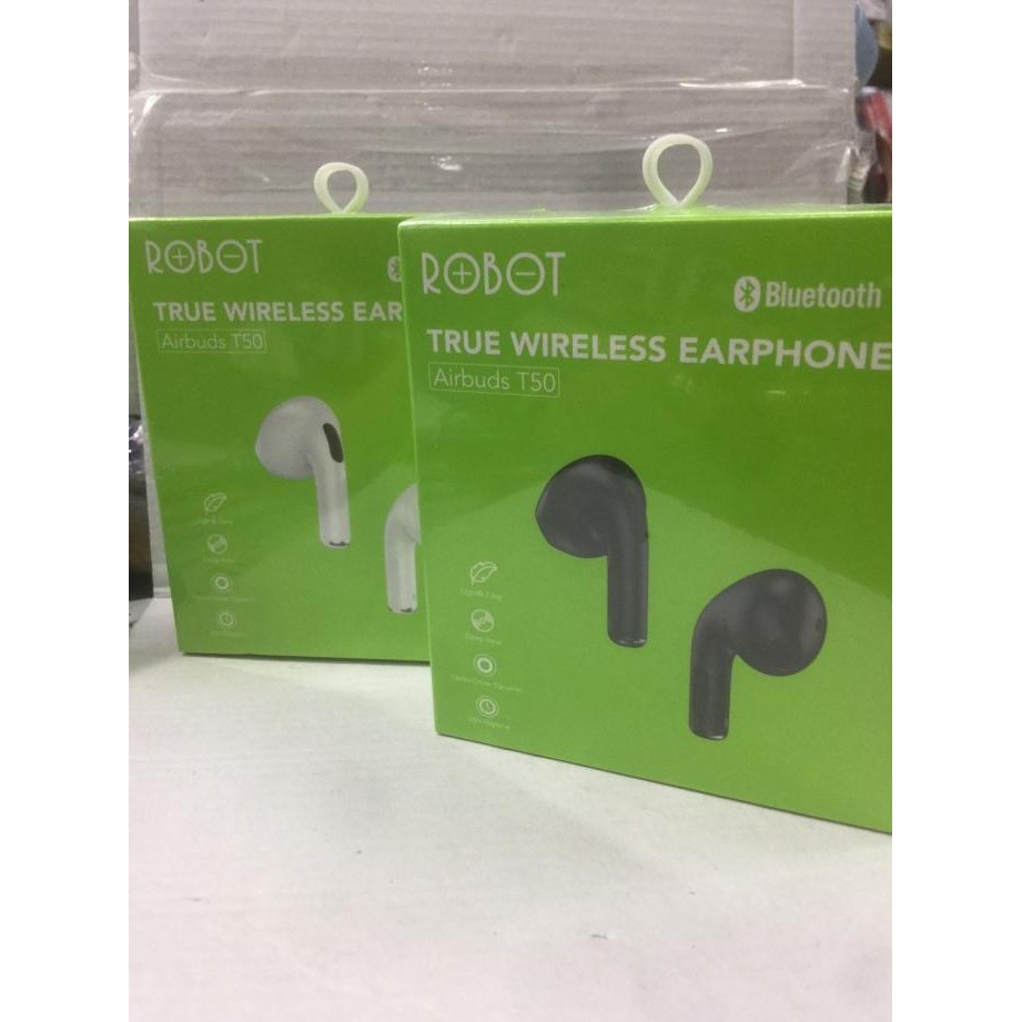 Headset Earphone Bluetooth Robot Airbud T50 Original