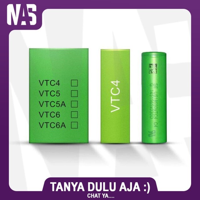 Sony VTC4 Authentic 18650 batrerai vape Battery batre vtc 4 original
