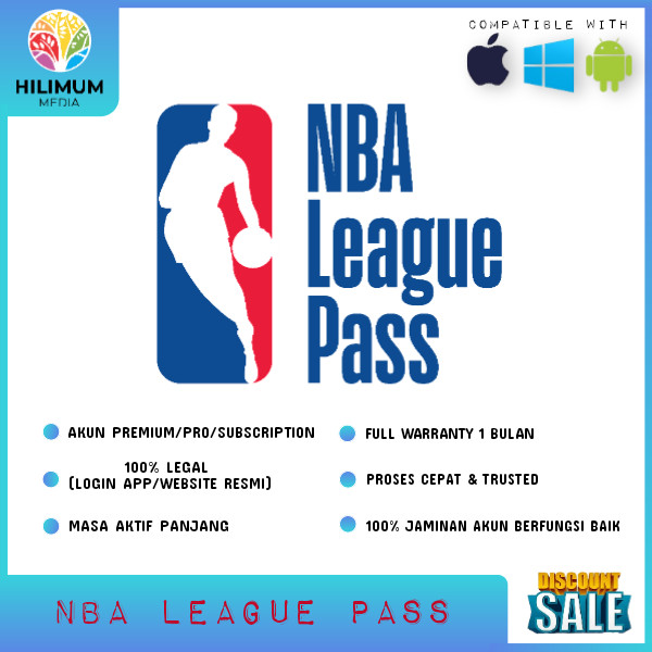 NBA LEAGUE PASS Akun / account PREMIUM Original Termurah |FULL 1MONTH WARRANTY|