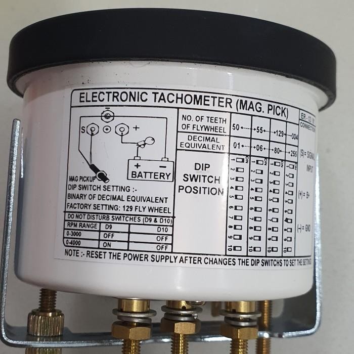 Dc Tachometer (Rpm) 10-28 Vdc