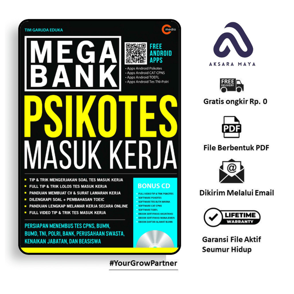 

537. PSIKOTES MASUK KERJA - MEGA BANK - [-]