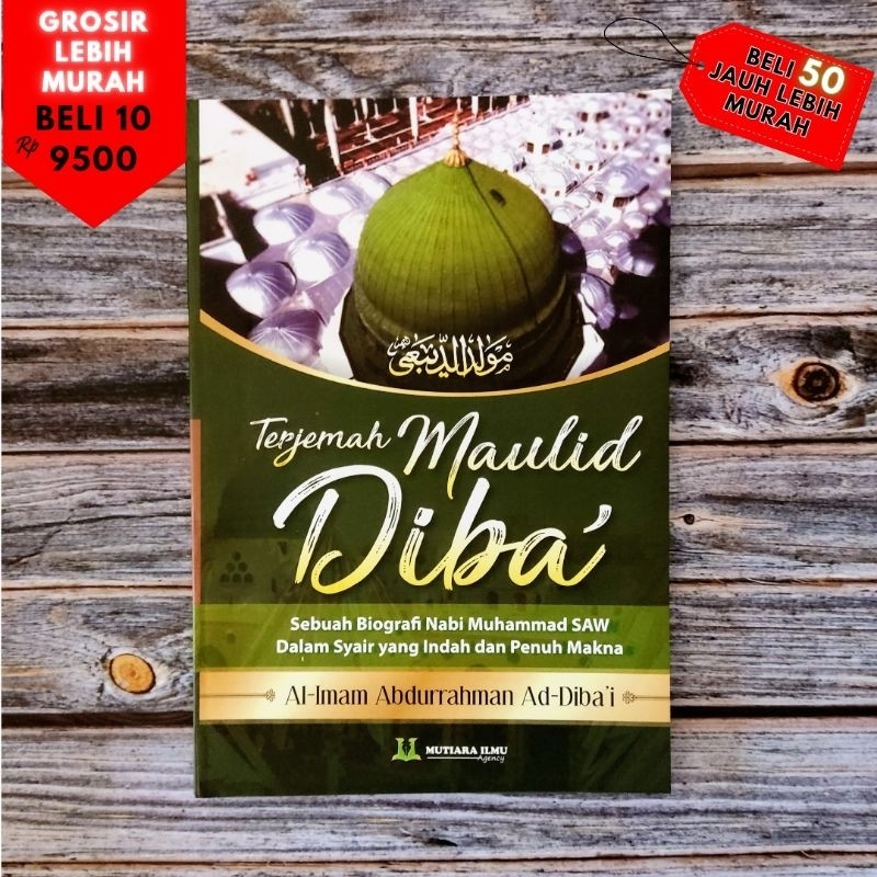 BUKU TERJEMAH MAULID [ MAULUD ] DIBA' [ DIBA ]