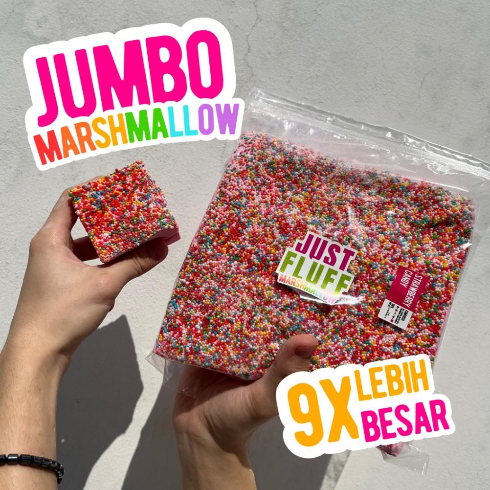 

Marshmallow JustFluff Jumbo [HALAL] Gourmet Marshmallow JustFluff