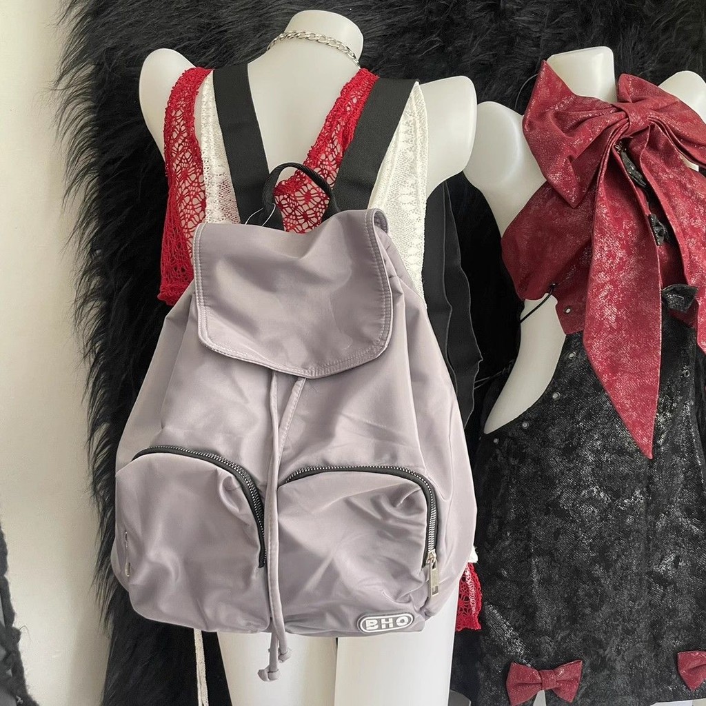 Tas Ransel Laptop Tas Sekolah Gaya Kampus Ins Korea Baru untuk Wanita