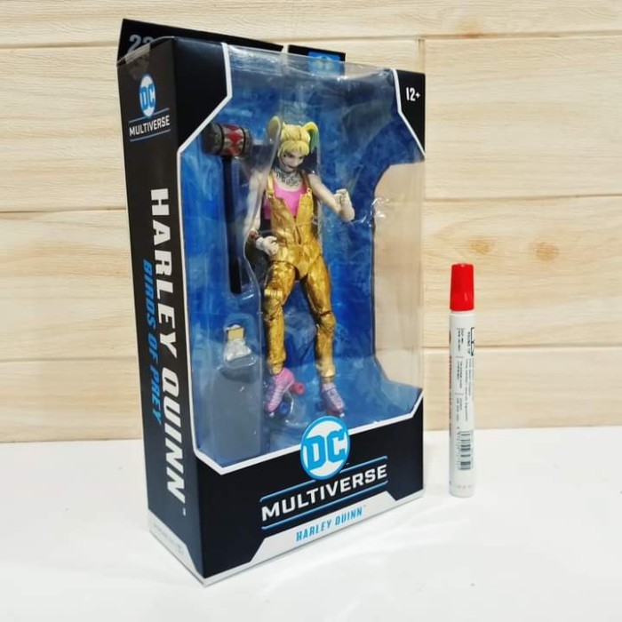Mainan Action FigureMcfarlane Dc MultiverseGold Harley QuinnTinggi