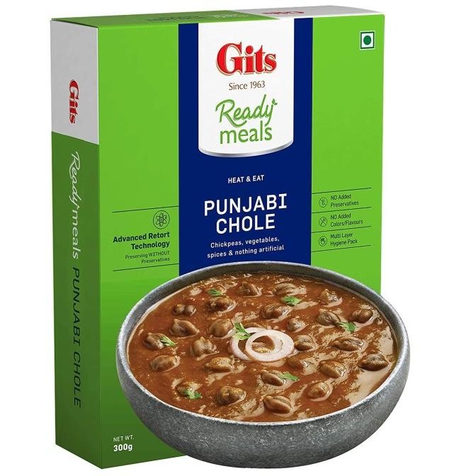 

populer] Makanan India Gits Ready Meal Punjabi Chole 300 g