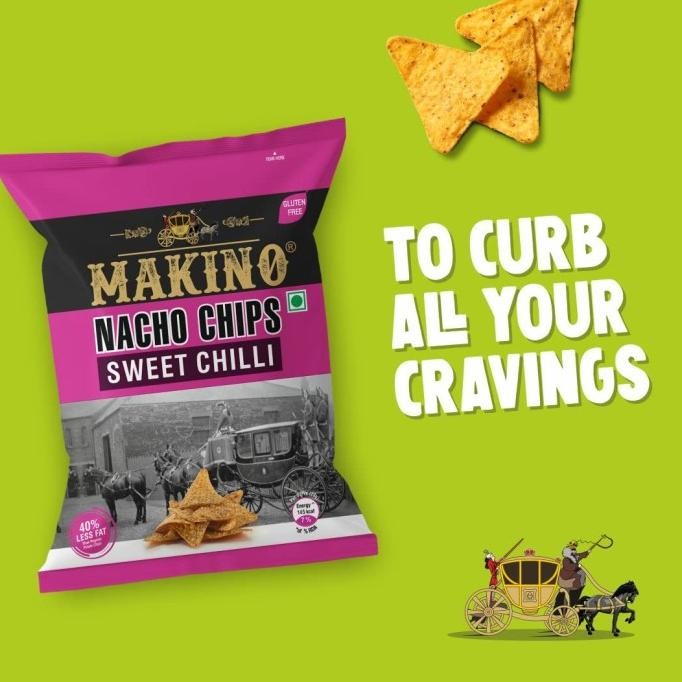 

populer] NACHO CHIPS SWEET CHILLI MAKINO 60G / Snack Jagung