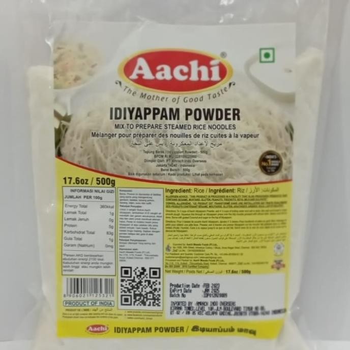 

Ready stock] IDIYAPPAM POWDER AACHI 500G / String Hopper