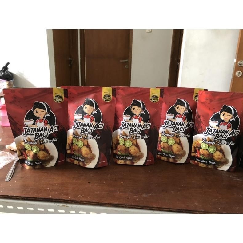

sd-46 Jajanan Acibaci - 5pcs Bakso Aci Merah Paket Bahagia Lengkap Semua Varian Baci Baso Aci Sale