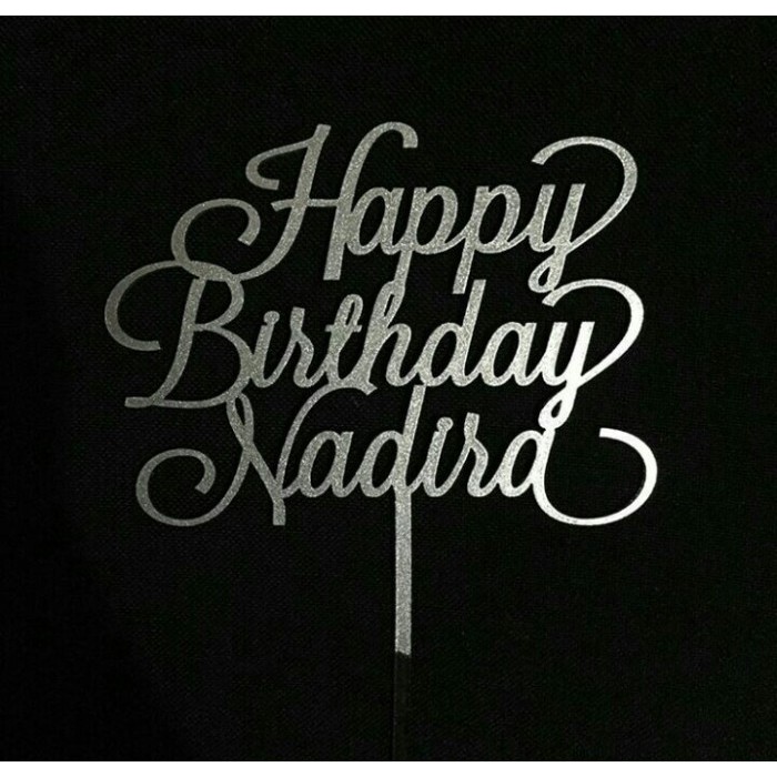 Terlaris BISA REQUEST TULISAN / HAPPY BIRTHDAY TOPPER / CAKE TOPPER /HIASAN KUE Keren