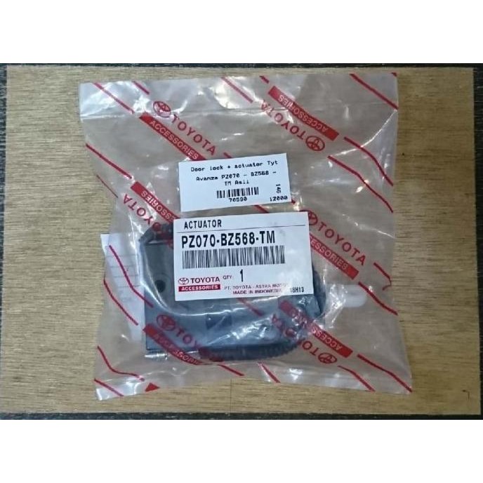 Door lock + actuator Toyota Avanza PZ070-BZ568-TM Asli 70590