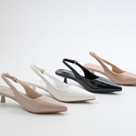 Bartier - Molly Heels Sepatu Hak Wanita Heels 5Cm Glossy Heels Tali