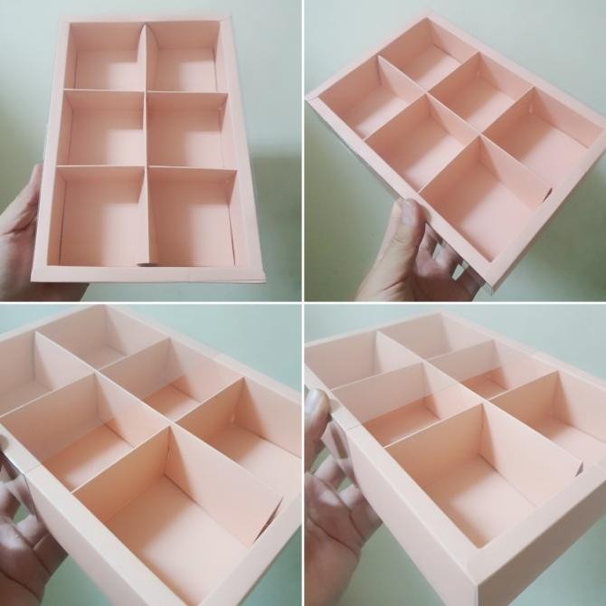 $+$+$+$+] Dus mika polos eggtart sekat 6 " PINK "