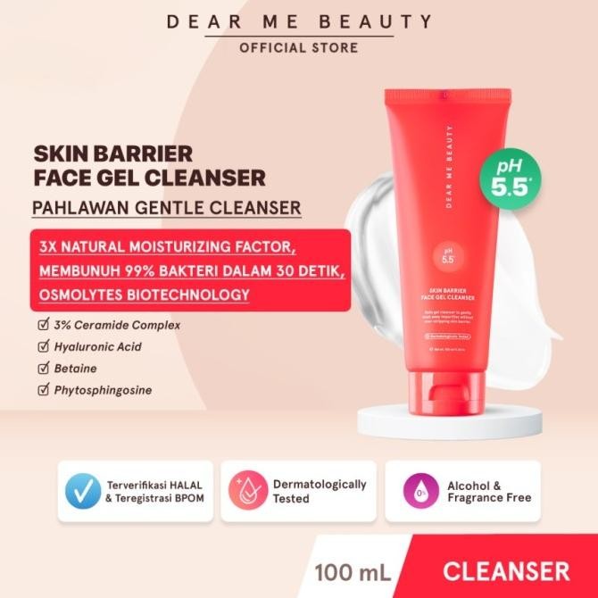 Dear Me Beauty Face Wash - Skin Barrier Face Gel (Ceramide)