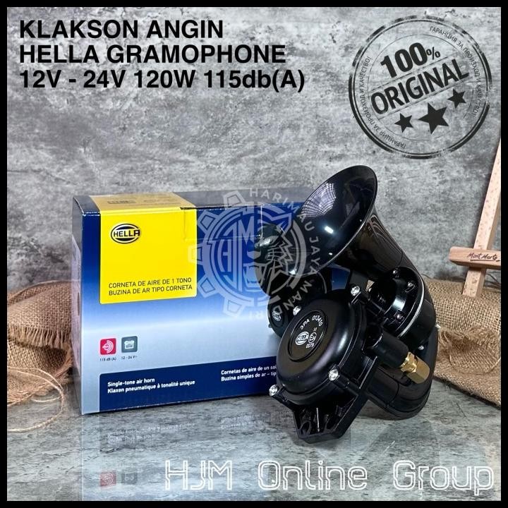 Klakson Angin Hella Air Horn Gramophone Truck Scania Volvo 12V - 24V