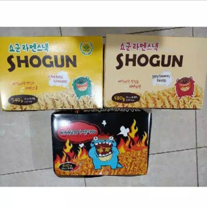 

1box isi 30pack Mie Shogun Korea Snack Mie Kremes / KAROO7 Kualitas Terbaik