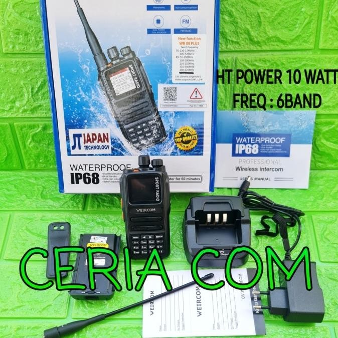 HT WEIRCOM WR88 PLUS 6BAND SPORT RADIO WEIRCOM WR 88 PLUS SPORT RADIO