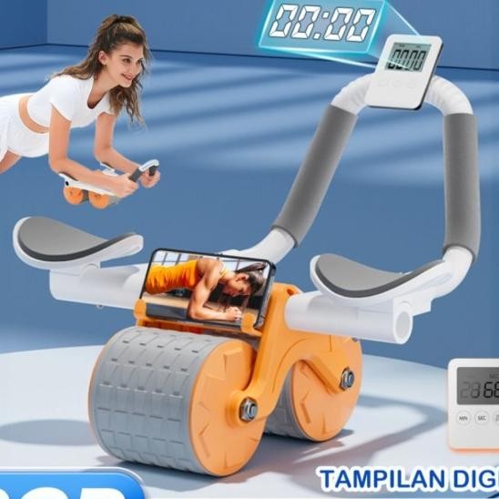 Casao Ab Roller Double Wheel Ab Wheel Alat Latihan Otot Perut Speeds